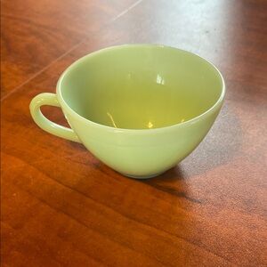 Vintage Light Green Teacup DURALEX